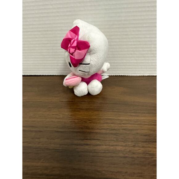 Hello Kitty Plush Toy with Lollipop Pink Bow Sanrio Jakks  5" 2010 - Picture 3 of 6